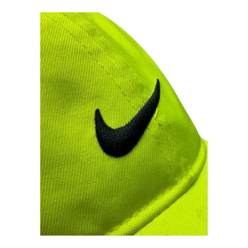 Nike Youth 4-7 Bright Neon Highlighter Yellow Adjustable Hat Cap Classic Active